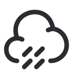 Cloud Drizzle SVG Icon